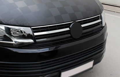 Lower grille trims 2015-2019 (2 pcs, carbon) for Volkswagen T6 2015-2024 - image 3
