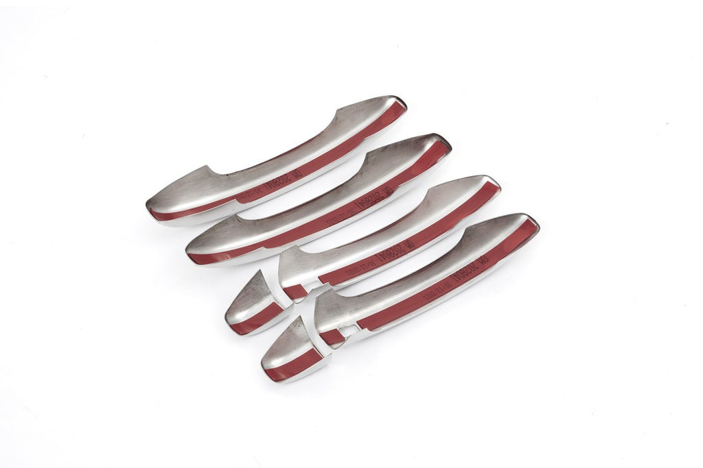 Chrome Door Handle Covers (4 pcs, Stainless Steel) for Dacia Sandero 2021- - image 3