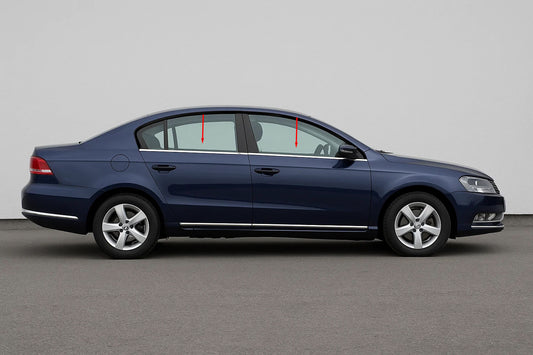 Window Trim SD/SW Stainless Steel for Volkswagen Passat B7 2012-2015 - image 1