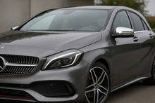 Mirror Covers (2 pcs, Stainless Steel) for Mercedes A-сlass W176 2012-2018 - image 1