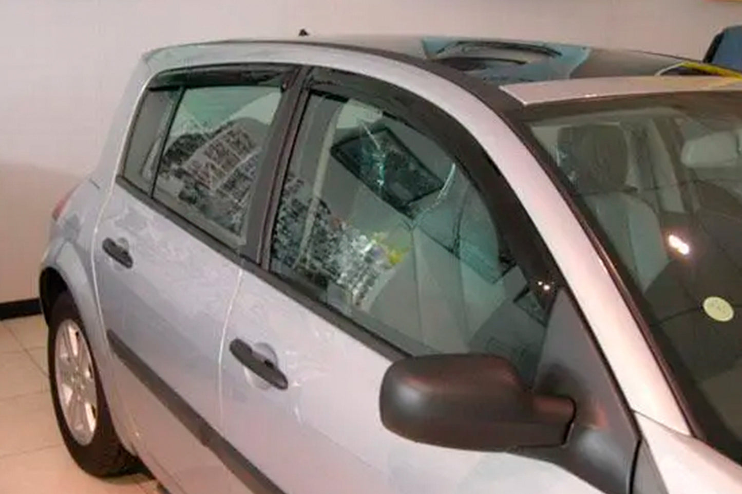 Window Deflectors HB (4 pcs, HIC) for Renault Megane II 2004-2009 - image 1
