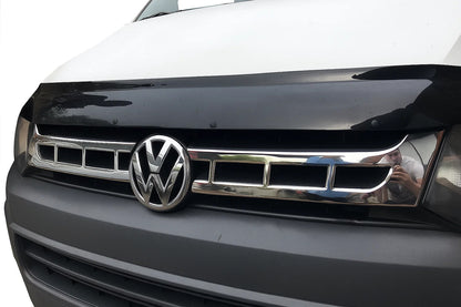 Grille Trim Covers Chrome (Carmos, 2 pcs, Stainless Steel) for Volkswagen T5 2010-2015 - image 1