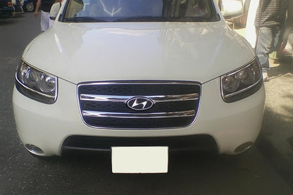 Chrome Grille Covers (2006-2010, 2 pcs, stainless steel) for Hyundai Santa Fe 2 2006-2012 - image 3