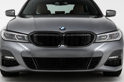 Kidney Grilles M-Look (for G28 2022+, Gloss Black) for BMW 3 Series G20/G21 2018- - image 1