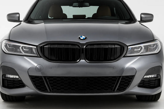 Kidney Grilles M-Look (for G28 2022+, Gloss Black) for BMW 3 Series G20/G21 2018- - image 1