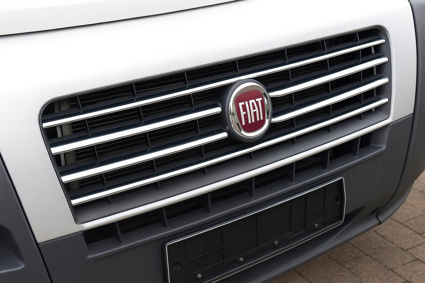 Chrome Grille Covers 2006-2014 (6 pcs, Stainless Steel) for Fiat Ducato 2006-2025 - image 1