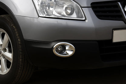 Fog Light Trim Covers (2 pcs, plastic) for Nissan Qashqai 2007-2010 - image 1