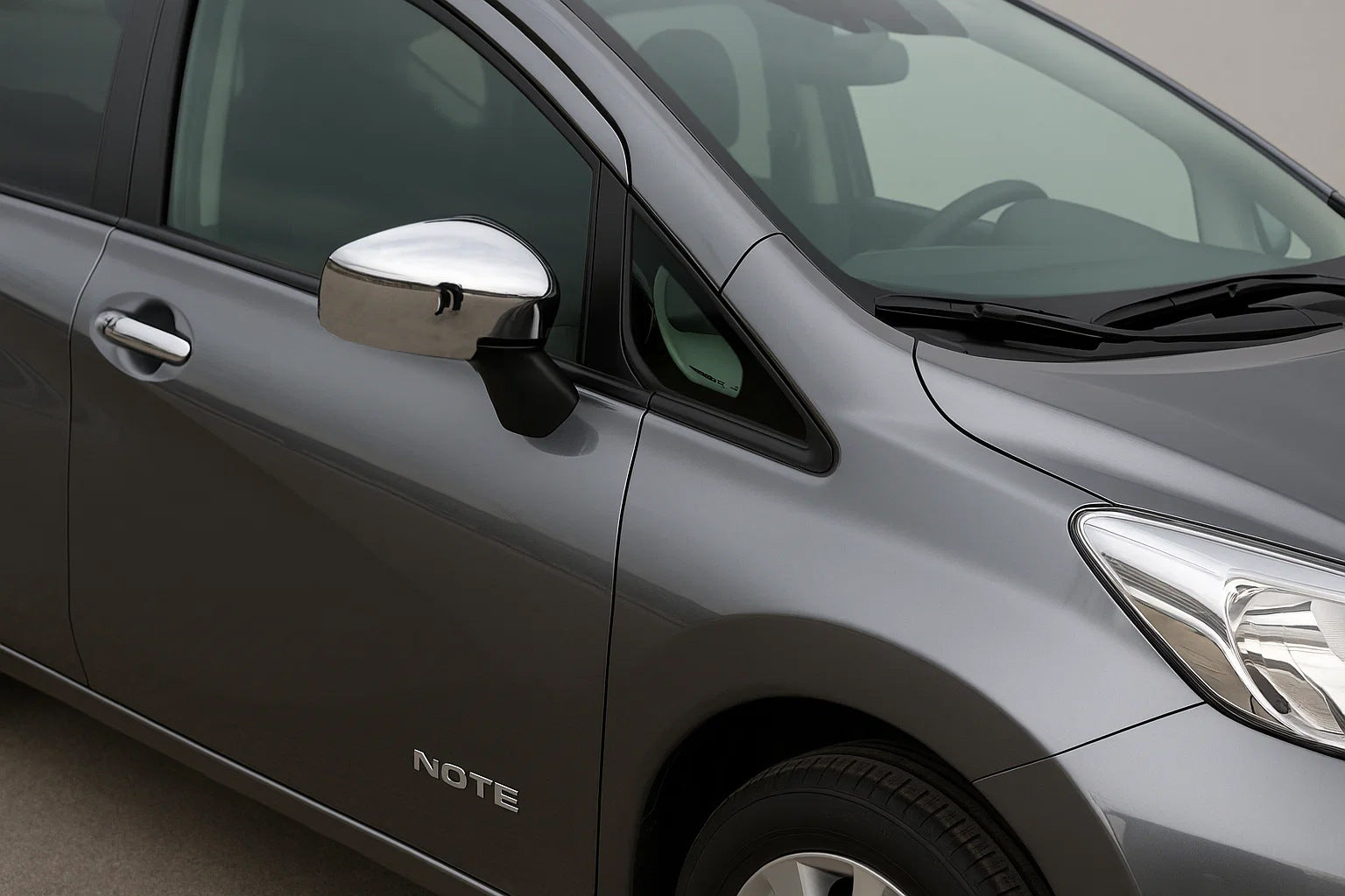 Mirror Covers (2 pcs, ABS) for Nissan Note 2012-2020 - image 1