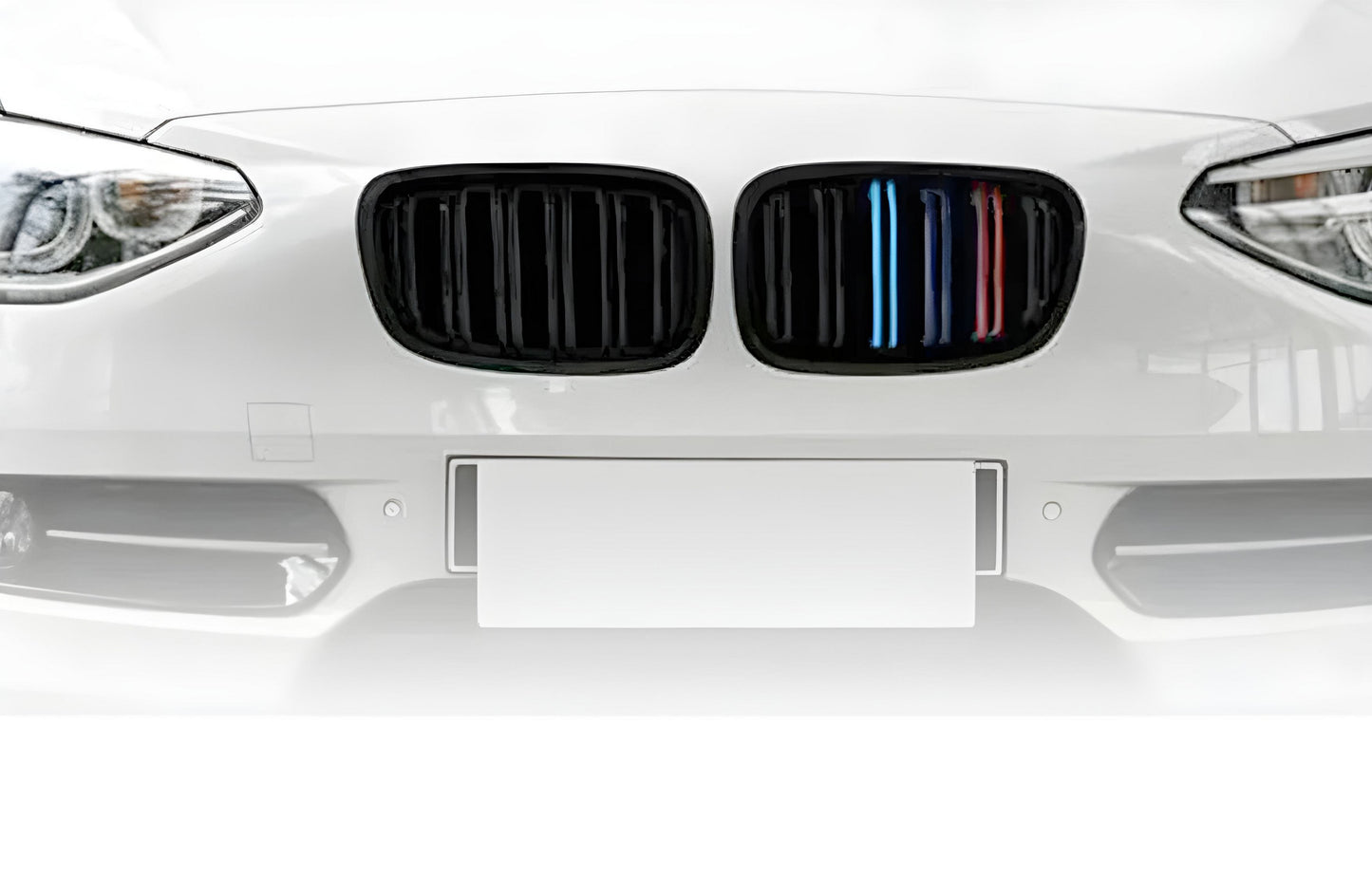 Kidney Grilles M-Look (2011-2014, M-Color) for BMW 1 Series F20/F21 2011-2019 - image 1