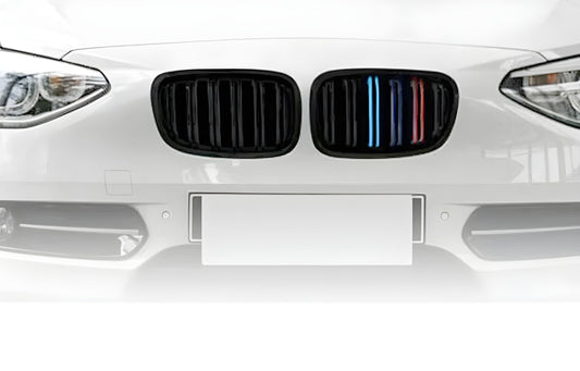Kidney Grilles M-Look (2011-2014, M-Color) for BMW 1 Series F20/F21 2011-2019 - image 1