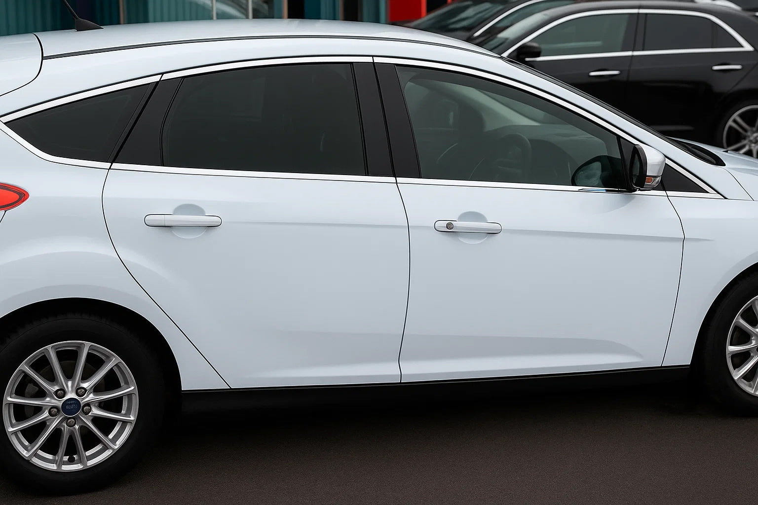 Full Window Trim HB (12 pcs, Stainless Steel) for Ford Focus III 2011-2017 - image 1