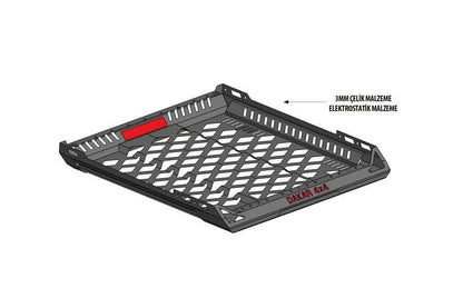 Dakar 4X4 roof basket (100 x 120 cm) - Reelken Auto