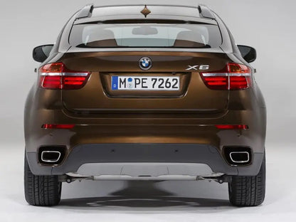 Front and rear bumper extensions (2 pcs) for BMW X6 E71 2008-2014 - image 5