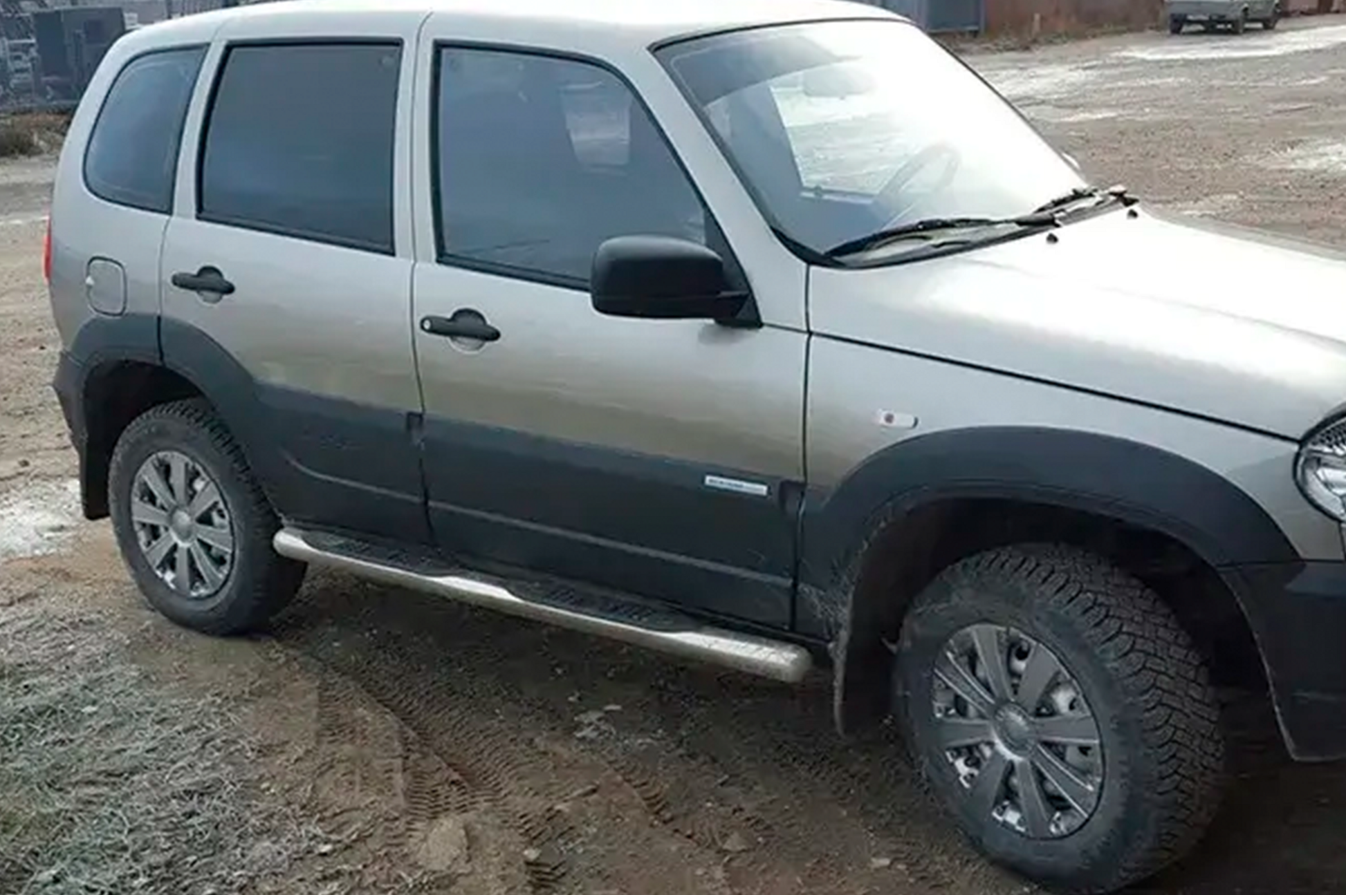 Side Bars (2 pcs, Stainless Steel) for Chevrolet Niva 1998-2020 - image 2