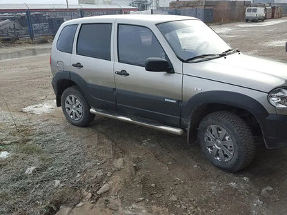 Side Bars (2 pcs, Stainless Steel) for Chevrolet Niva 1998-2020 - image 5