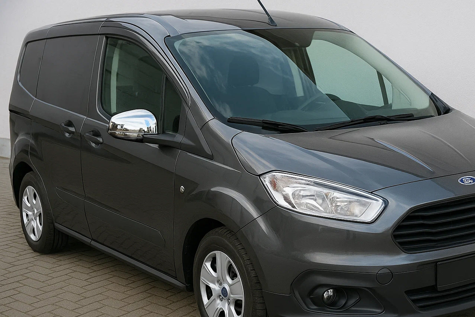 Mirror Covers (2 pcs, plastic) for Ford Courier 2014-2023 - image 1