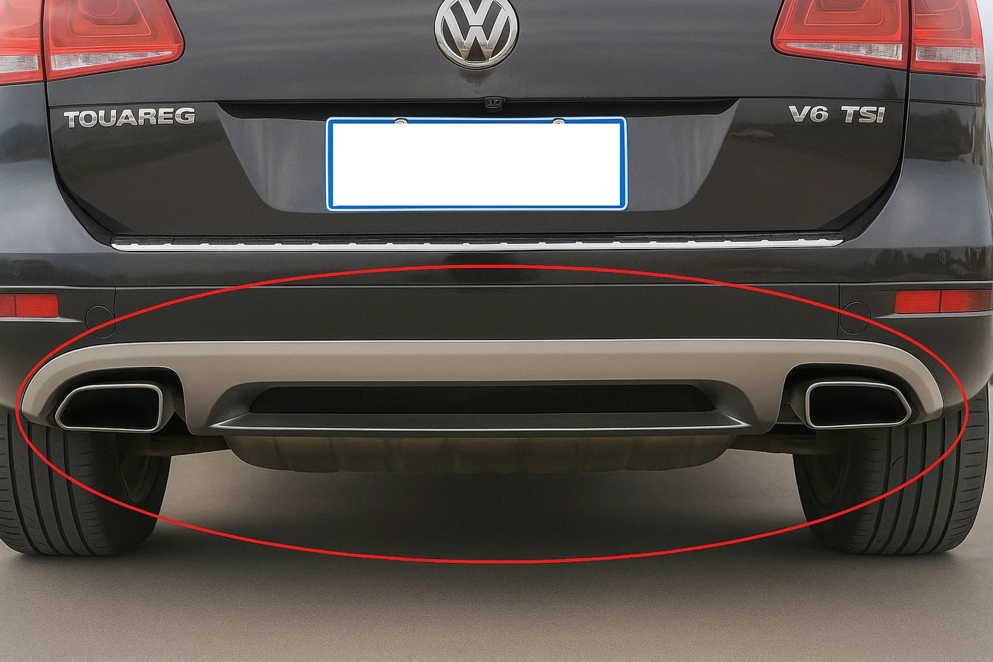 Rear Add-on V2 for Volkswagen Touareg 2010-2018 - image 1