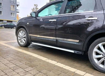 Carmos Door Mouldings (4 pcs, Stainless Steel) for Nissan Qashqai 2007-2010 - image 3