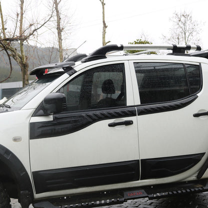 Upper Door Moldings (4 pcs, ABS) for Mitsubishi L200 2006-2015 - image 2