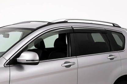 Window Deflectors with Chrome Trim 2012-2016 (4 pcs, Libao) for GreatWall Haval H6 2011- - image 5