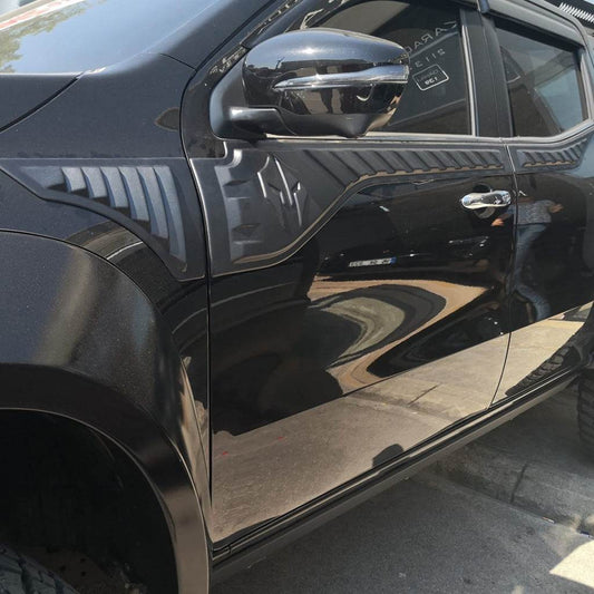 Upper door molding (6 pcs., ABS) for Mercedes X class - Reelken Auto