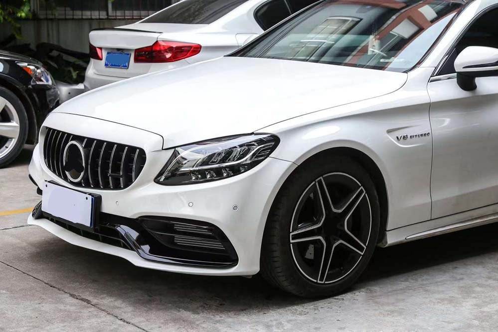 Body kit with diffuser (AMG C63-designs 2018-2021) for Mercedes C-class W205 2014-2021 - Reelken Auto
