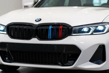 Kidney Grilles M-Look (2022+, M-Color) for BMW 3 Series G20/G21 2018- - image 1