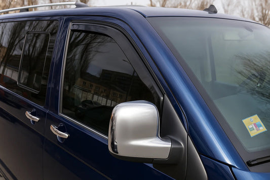 In-Channel Wind Deflectors Niken Luxury (2 pcs) for Volkswagen T5 Transporter 2003-2010 - image 1