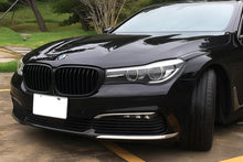 Kidney Grilles 1 Bar (2016-2019, Black Matte) for BMW 7 Series G11/G12 2015-2022 - image 1
