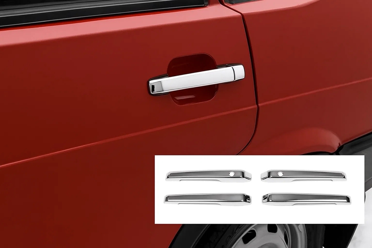 Chrome Door Handle Covers (4 pcs, plastic) for VAZ 2108-2109 1984-2011 - image 4