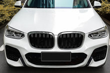 Kidney Grilles M-Look (2018-2021, Gloss Black with Chrome Trim) for BMW X4 G02 2018- - image 1
