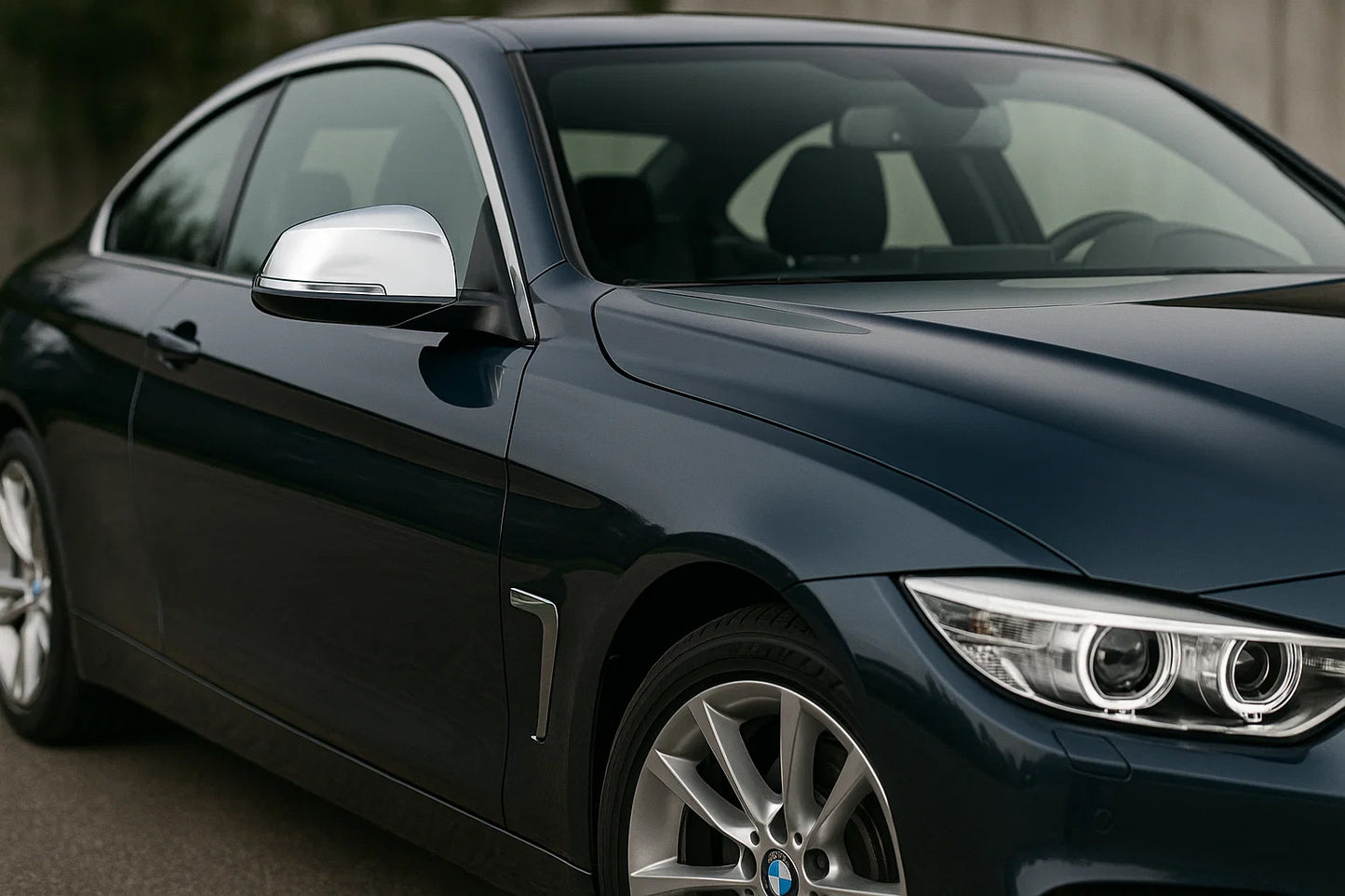 Mirror Covers (2 pcs, Stainless Steel) Carmos for BMW 4 Series F-32 2012-2020 - image 1