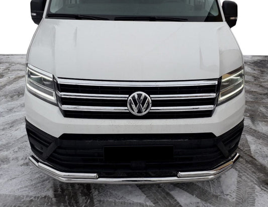 Front Bull Bar ST085 Stainless Steel for Volkswagen Crafter 2016- - image 1