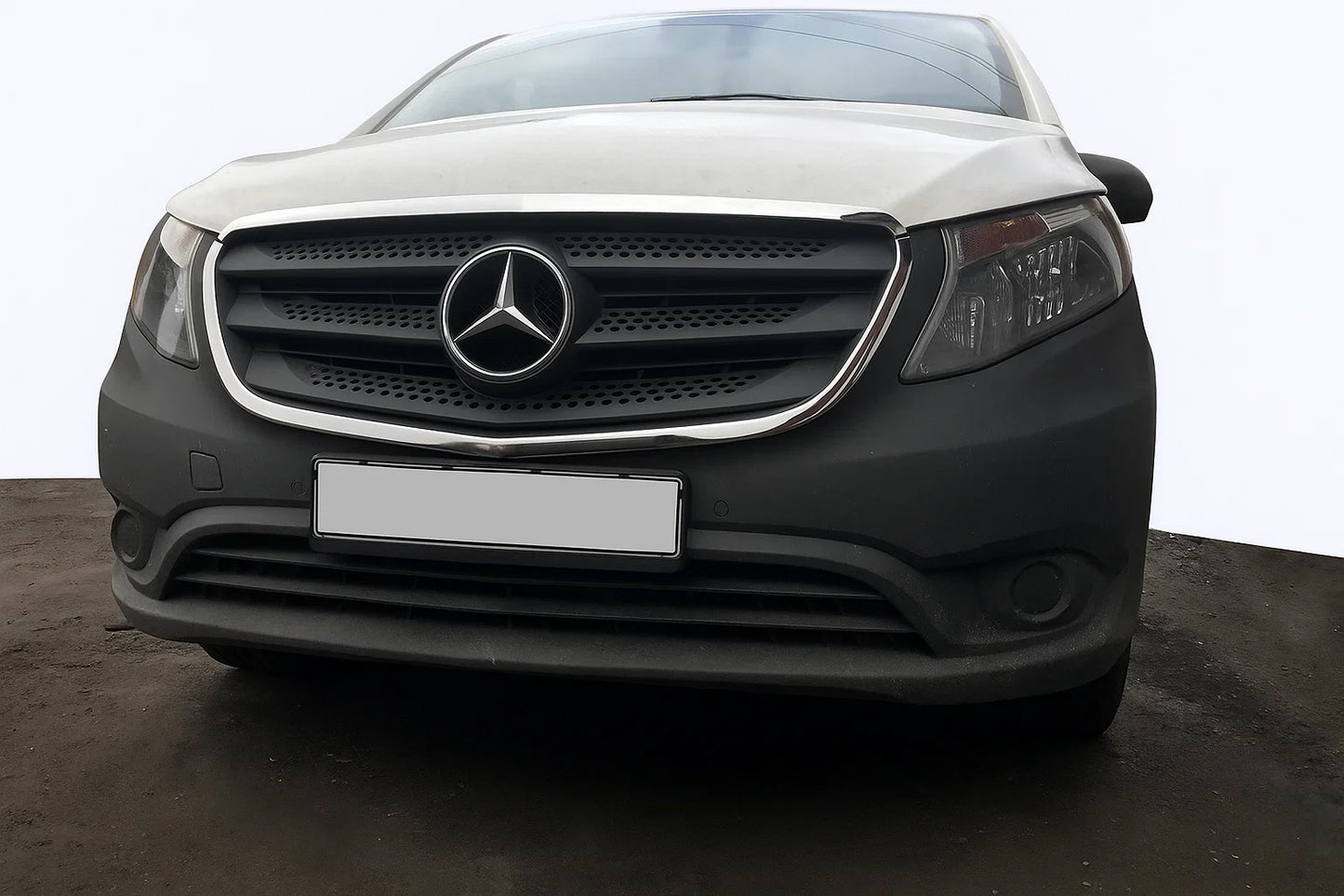 Grille Surround Trim (2 pcs, Stainless Steel) for Mercedes Vito/V-class W447 2014- - image 1