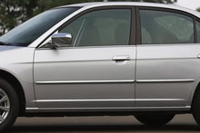 Chrome Door Handle Covers (8 pcs, Stainless Steel) for Honda Civic Sedan VII 2001-2006 - image 1