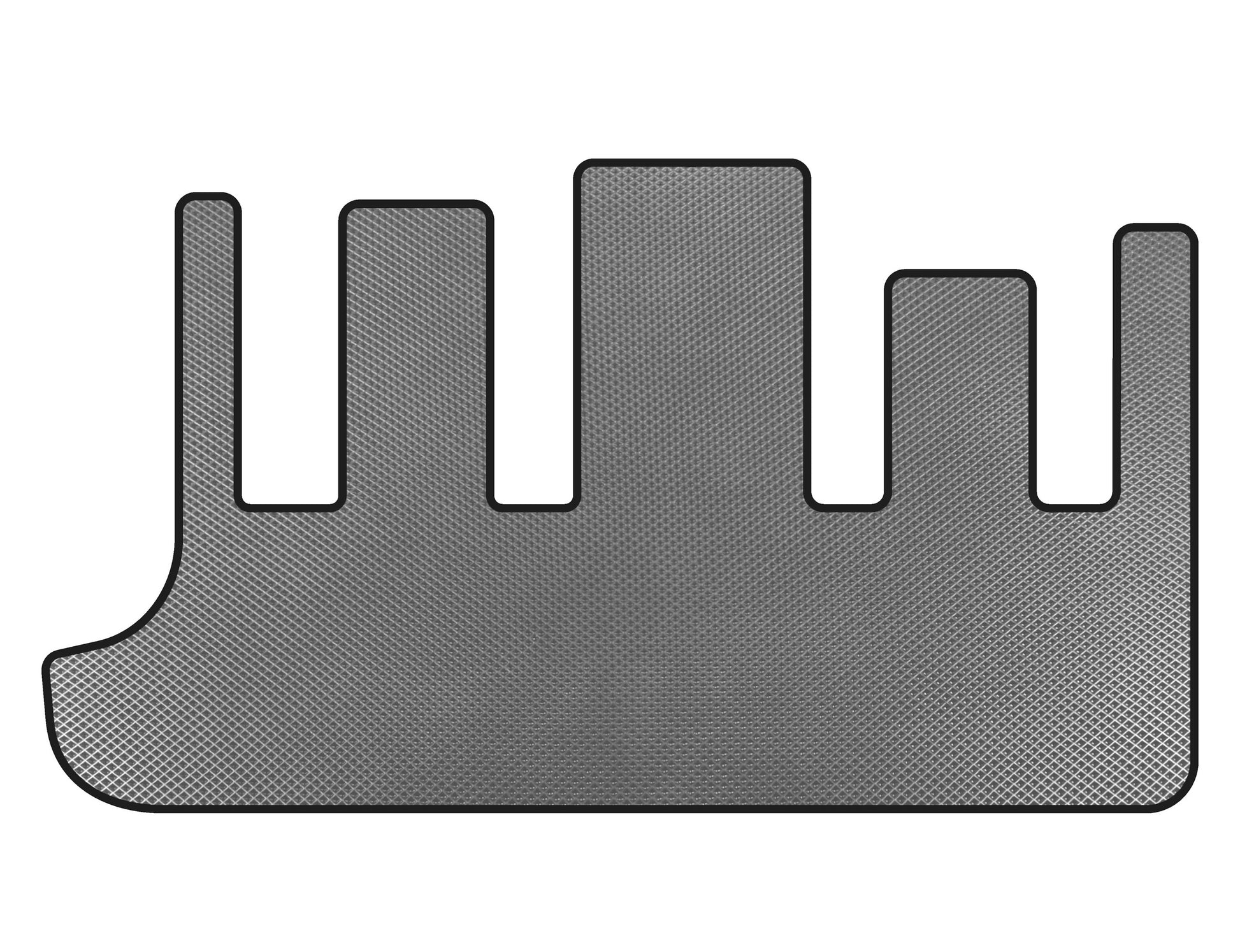 EVA trunk mat (for Grand Voyager, Gray) for Chrysler Voyager 2001-2007 - image 3
