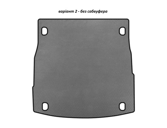 EVA V-2 trunk mat (without subwoofer, Gray) for Alfa Romeo Stelvio - image 1
