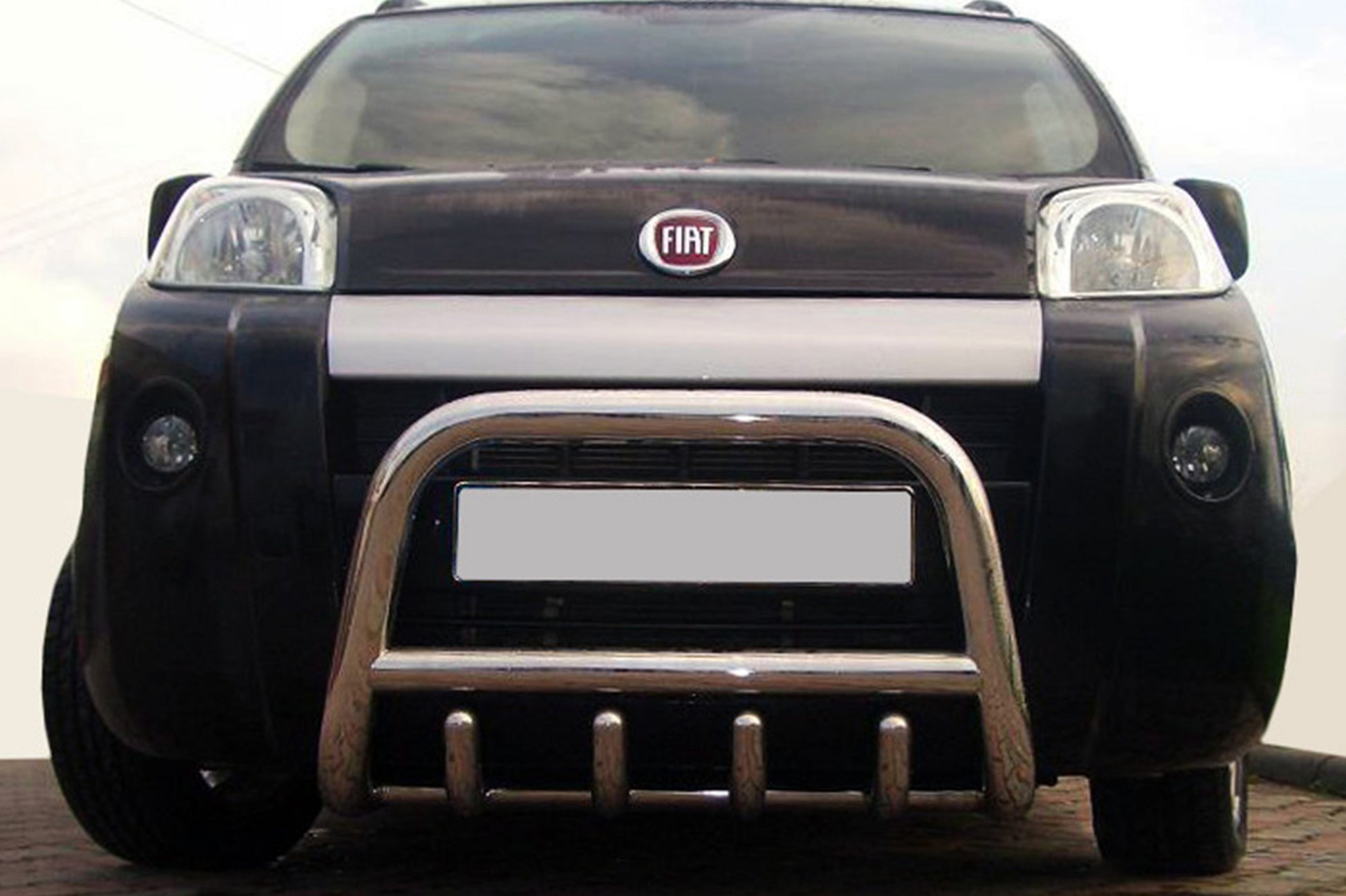 Front Bar QT006 (Stainless Steel) for Citroen Nemo 2007-2017 - image 1