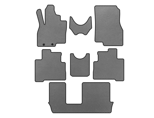 EVA Floor Mats (3 Rows, Gray) for Mitsubishi Grandis 2003-2011 - image 1