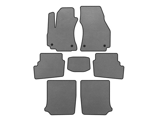 EVA Floor Mats (3 Rows, 2003-2005, 7-Seater, Grey) for Opel Zafira A 1998-2005 - image 1