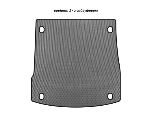 EVA Trunk Mat V-1 with Subwoofer Gray for Alfa Romeo Stelvio 2016- - image 1