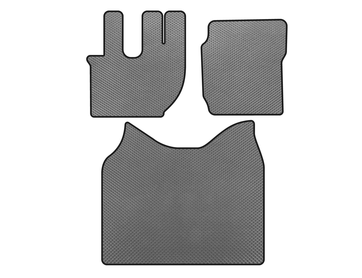 EVA Floor Mats (2008-2012, Gray) for Volvo FH 1993-2012 - image 1