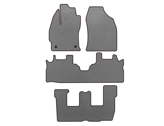 EVA Floor Mats (3 Rows, Gray) for Toyota Prius - image 1