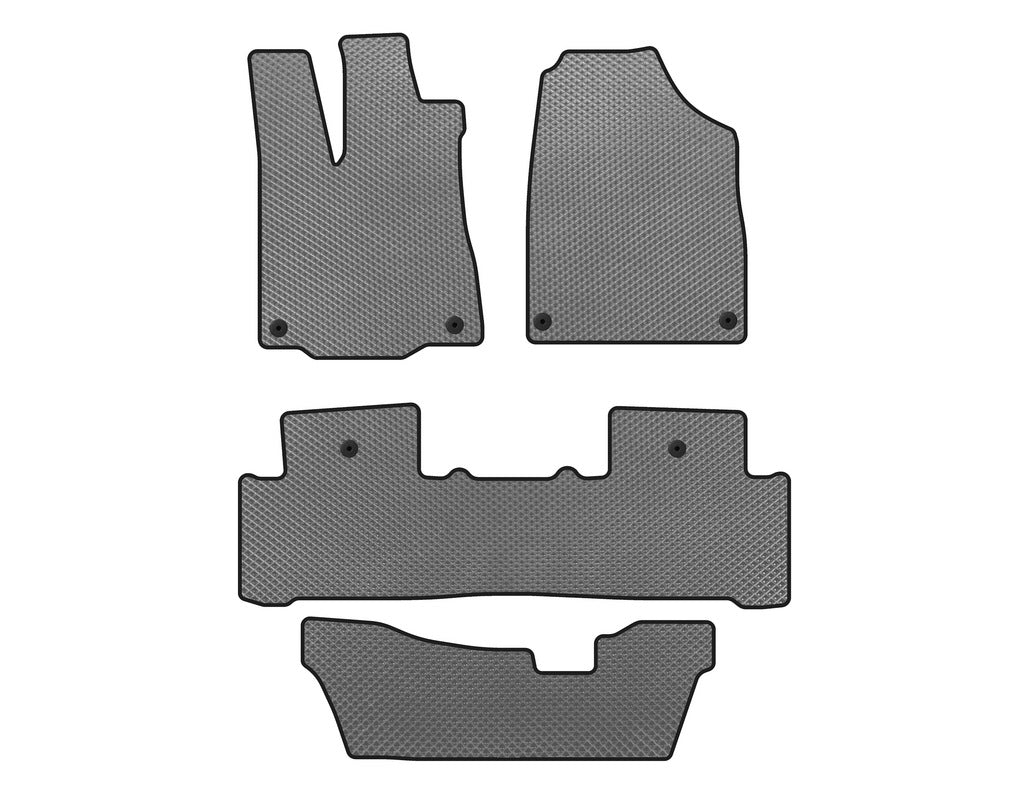 EVA Floor Mats (3 Rows, Gray) for Acura MDX 2013-2020 - image 1