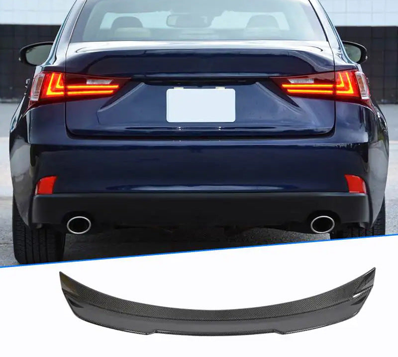 Spoiler V3 (for 2013-2020, Carbon) for Lexus IS 2013- - image 1