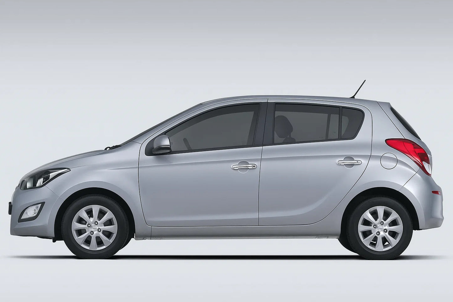 Chrome Door Handle Covers (4 pcs, Stainless Steel) for Hyundai I-20 2012-2014 - image 1