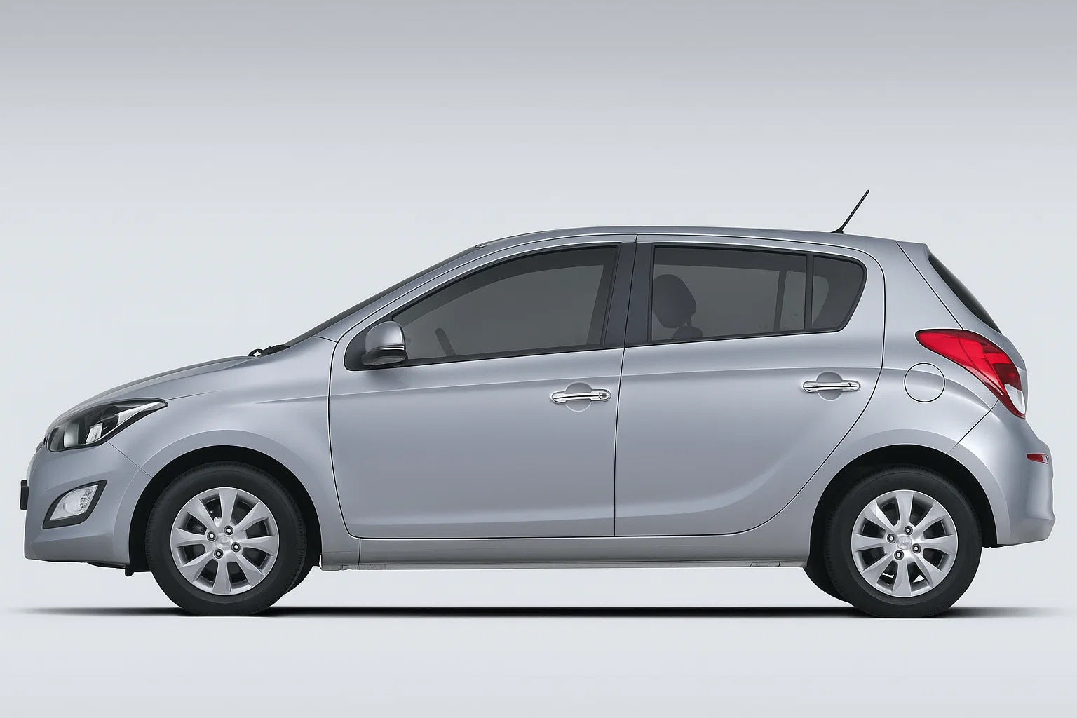 Chrome Door Handle Covers (4 pcs, Stainless Steel) for Hyundai I-20 2012-2014 - image 1