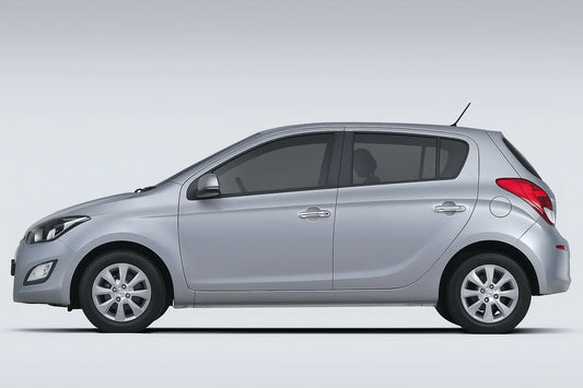 Chrome Door Handle Covers (4 pcs, Stainless Steel) for Hyundai I-20 2012-2014 - image 1