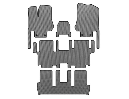 EVA Floor Mats (3 Rows, 7-Seater, Grey) for Nissan Quest 2011-2017 - image 1