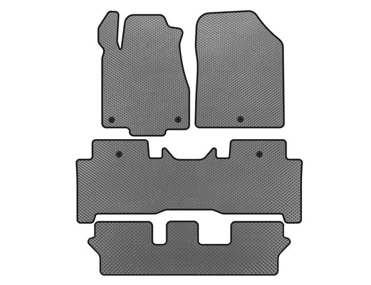 EVA Floor Mats (3 Rows, Gray) for Acura MDX 2007-2013 - image 1